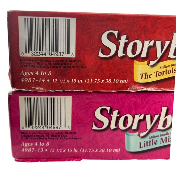 2 Storybook 60 Piece Puzzles - Tortoise &‎ Hare / Little Miss Muffet MB - Picture 12 of 12